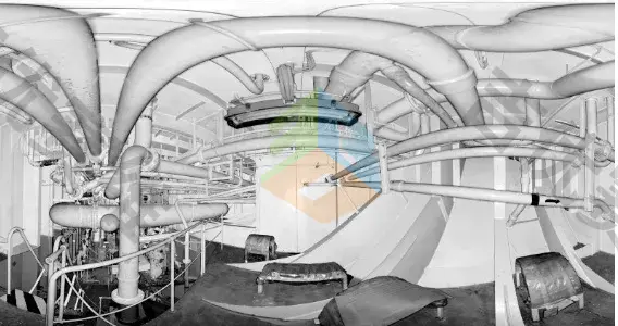 三维激光扫描技术在工厂管廊管道中的应用